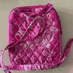 Vera Bradley pink mini hipster purse
